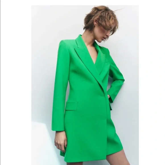 Zara double breasted blazer dress. - Picture 9 of 16